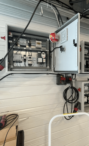 fire extinguishing ball in electric panel